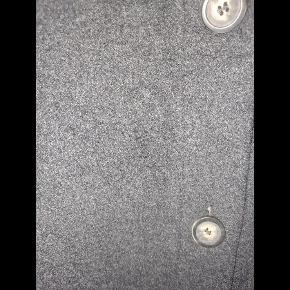 Vintage VTG NWT Mackintosh Alberto Long Gray‎ Coat Size 8